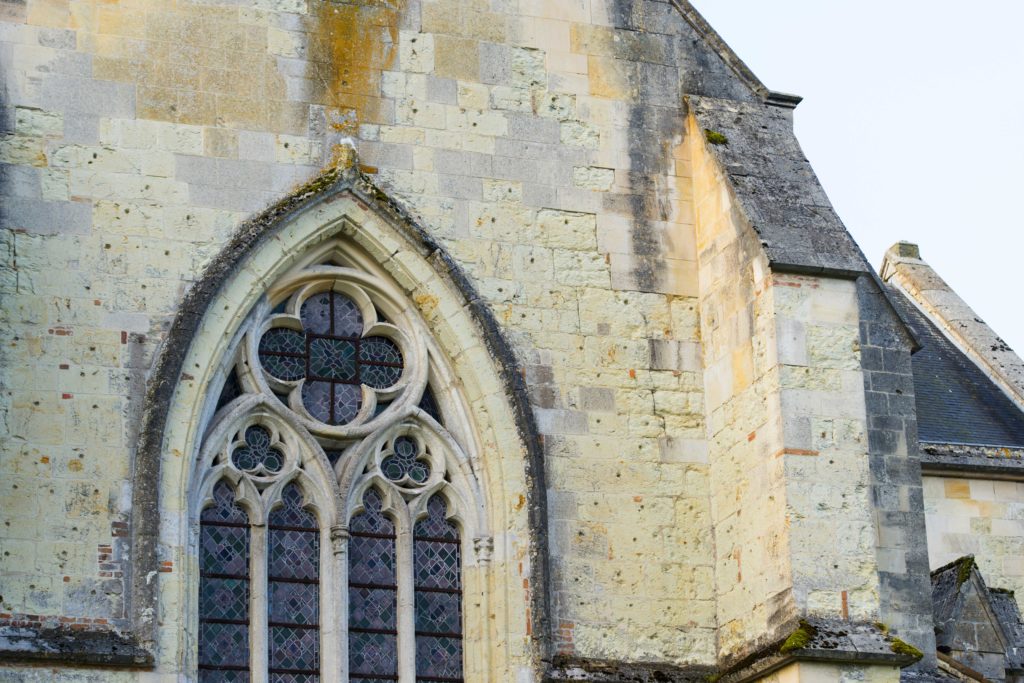 Rosace de l'abbaye cistercienne de Lachalade
